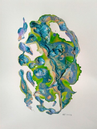 Schilderij getiteld "20190616-141240.jpg" door Marianne Huizinga, Origineel Kunstwerk