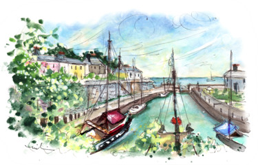 绘画 标题为“Charlestown 03” 由Miki De Goodaboom, 原创艺术品, 水粉