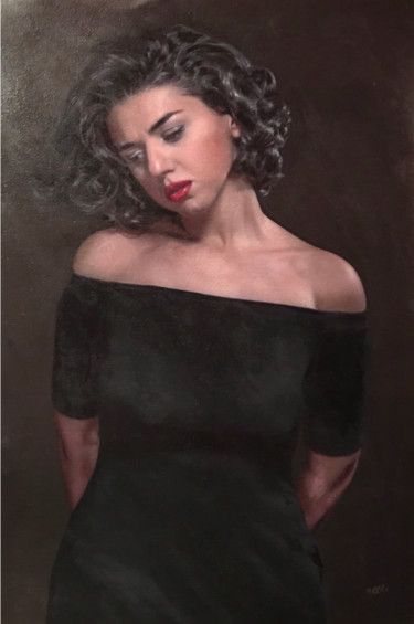 Painting titled "Dear Heart" by William Oxer, Original Artwork, Acrylic
