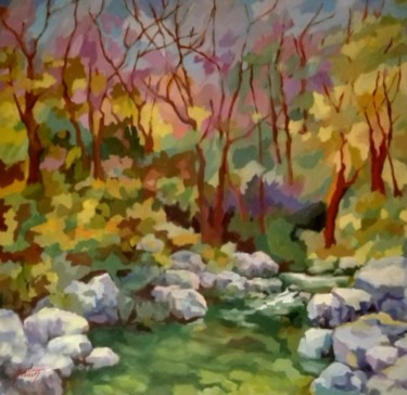 Peinture intitulée "2019-01.jpg" par Gilles Tranier, Œuvre d'art originale, Huile