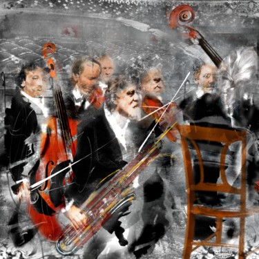 Arts numériques intitulée "Petite musique" par Epidermic Session, Œuvre d'art originale, Peinture numérique