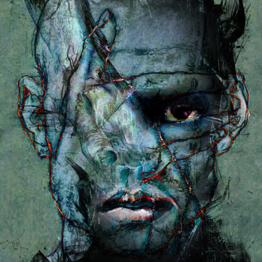 Digital Arts titled "Circulez y'a rien à…" by Dodi Ballada, Original Artwork, Digital Painting