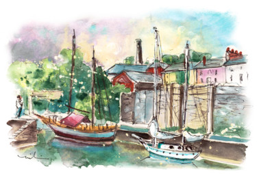 绘画 标题为“Charlestown 06” 由Miki De Goodaboom, 原创艺术品, 水粉