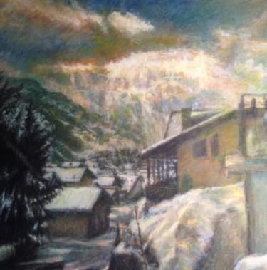 Trouée de lumière dans le soir