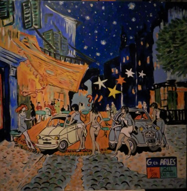 绘画 标题为“Girls in Arles (sel…” 由Patrick Bergès, 原创艺术品, 丙烯