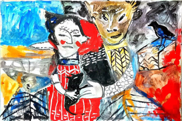 Peinture intitulée "No 1" par Leo Budhi, Œuvre d'art originale, Acrylique