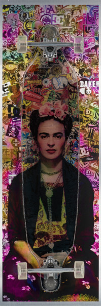 雕塑 标题为“longboard FRIDA” 由Vincent Sabatier (VerSus), 原创艺术品, 树脂