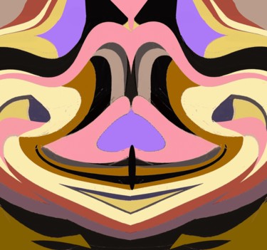 Digital Arts titled "Yoga meditation on…" by Peter Jalesh, Original Artwork, Digital Painting