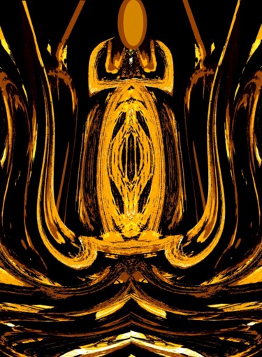 Digital Arts titled "humble-nun" by Peter Jalesh, Original Artwork, Digital Painting