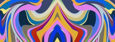 Digital Arts titled "vilage-circus" by Peter Jalesh, Original Artwork, Digital Painting