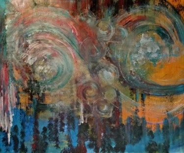 Painting titled "Magic of Universe" by Atignas Art, Original Artwork, Acrylic