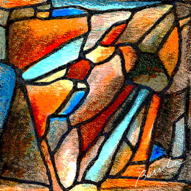 Arts numériques intitulée "Wak" par Bosselin, Œuvre d'art originale, Peinture numérique