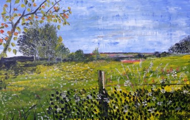 제목이 "au-fond-du-jardin"인 미술작품 Oeilme로, 원작, 기름