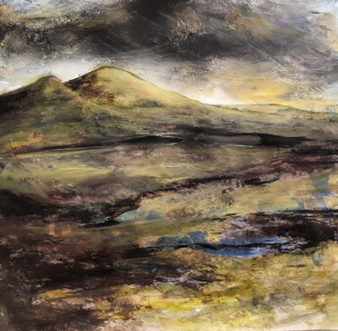Peinture intitulée ""Déesse mère"" par Alain Tardieu, Œuvre d'art originale, Acrylique