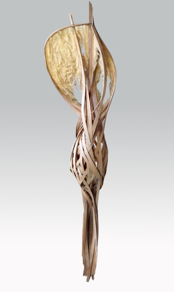 Sculpture titled "Vessel # 56—Release" by Jeff Key, Original Artwork, Mixed Media