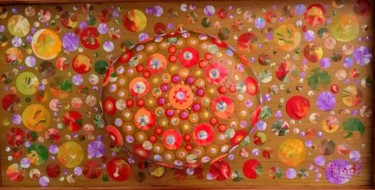 Peinture intitulée "IDYLLE BUCOLIQUE" par Flod, Œuvre d'art originale, Acrylique