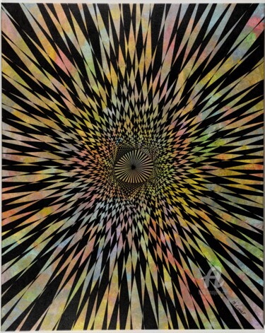 Peinture intitulée "dans le regard d'Od…" par Michaël Cugnet, Œuvre d'art originale, Acrylique