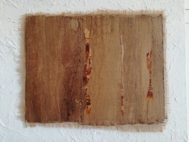 Peinture intitulée "Ecorces fibrées" par Martine Capdeville-Lacomme, Œuvre d'art originale