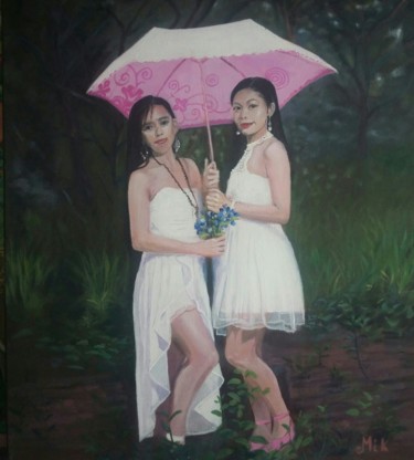 Peinture intitulée "Innocence" par Mikel Richard (Mik'Art), Œuvre d'art originale, Acrylique