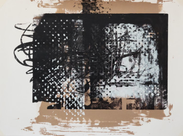 Printmaking titled "MEMORY SCAPE 1005" by Phil Constable, Original Artwork, Screenprinting