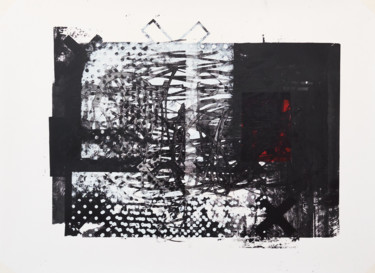 Printmaking titled "MEMORY SCAPE 1007" by Phil Constable, Original Artwork, Screenprinting
