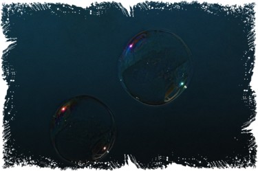 Photographie intitulée "Bulle de savon" par Dominique Guillaume, Œuvre d'art originale, Photographie numérique