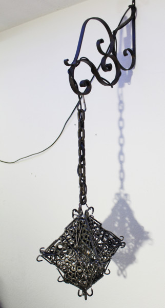 Lanterne médiévale / Forme flèche Design titled "Lanterne médiévale…" by Jonathan Pradillon, Original Artwork, Metals Mounted on Metal