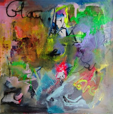 Painting titled ""Tempestade de prim…" by Jaio Dos Anjos, Original Artwork, Acrylic