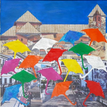 Painting titled "Los Colores de Vera…" by Jill Carrott, Original Artwork, Acrylic