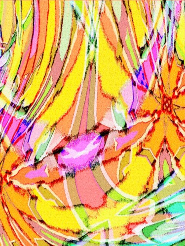 Arts numériques intitulée "TABLEAU TENTURATUS…" par Alain Du Mortier, Œuvre d'art originale, Peinture numérique