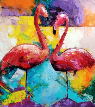 绘画 标题为“Flamenco” 由Yulia Varlamova, 原创艺术品, 油