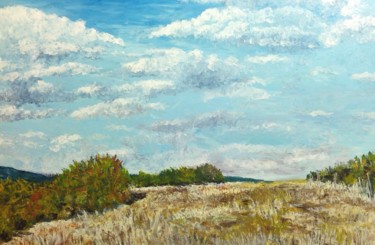 Nuages et herbes sèches