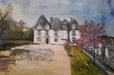 제목이 "chateau-haut-brion"인 미술작품 Oeilme로, 원작, 기름
