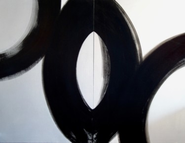 Peinture Acrylique « OUI » 绘画 标题为“Peinture Acrylique…” 由Norbert Engel, 原创艺术品, 丙烯 安装在木质担架架上
