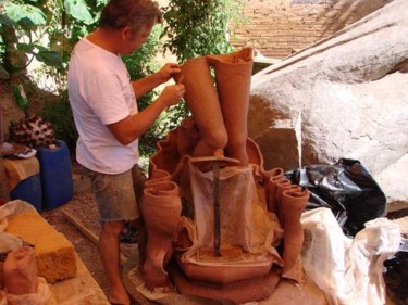 Escultura intitulada "Santo Expedito" por Alceo Luiz De Costa Dcosta, Obras de arte originais