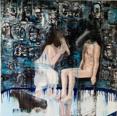 绘画 标题为“Mirroring 2” 由Vladimir Paun-Vrapciu, 原创艺术品, 油