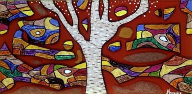 Painting titled "en arles" by Hernandiz, Original Artwork