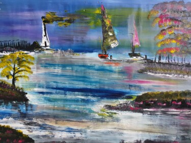 Peinture intitulée "20190703-154211.jpg" par Pascal Jung, Œuvre d'art originale