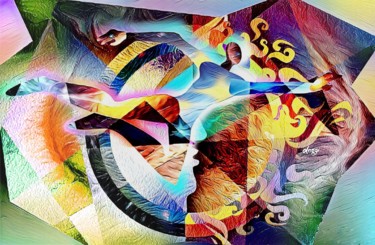 Digital Arts titled "beyond-time.jpg" by Devendra Negi, Original Artwork, Digital Painting