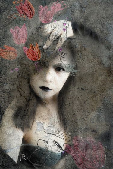 Photographie intitulée ""Bamboo"" par Mata, Œuvre d'art originale, Autre Monté sur Plexiglas