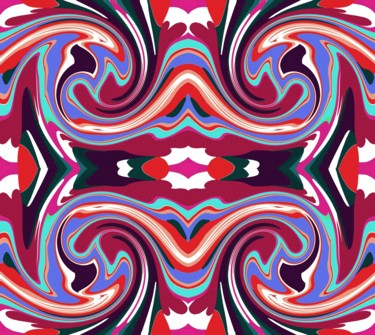 Digital Arts titled "Blossoming Branches" by Peter Jalesh, Original Artwork, Digital Painting