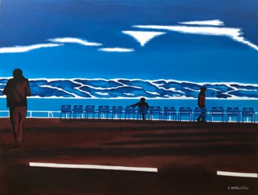 Peinture intitulée "La Promenade des An…" par Laetitia Infantino, Œuvre d'art originale, Acrylique Monté sur Châssis en bois