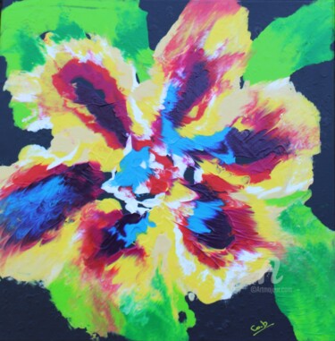 Peinture intitulée "img-0742.jpg" par Corinne Brossier (Atelier de l'imaginaire), Œuvre d'art originale, Acrylique