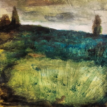 Peinture intitulée "" Sérénité"" par Alain Tardieu, Œuvre d'art originale, Acrylique Monté sur Châssis en bois