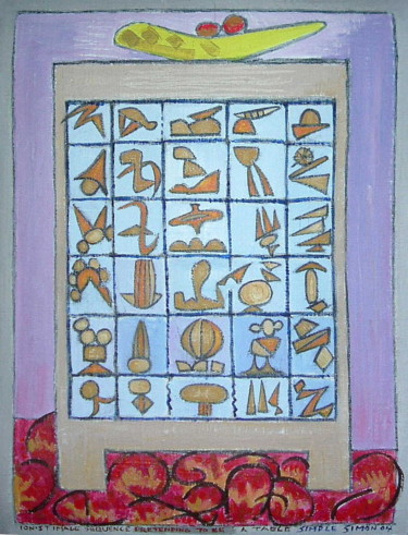 Painting titled "Ionist Image Sequen…" by Gerald Shepherd F.F.P.S., Original Artwork, Acrylic