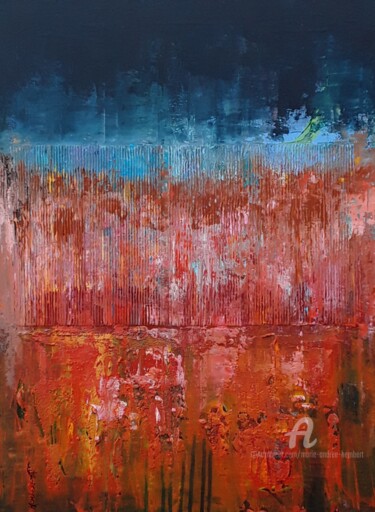 Peinture intitulée "Underground" par Marie Andrée Hembert, Œuvre d'art originale, Acrylique