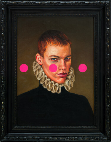 「O. Balbyshev "YOUNG…」というタイトルの絵画 Oleksandr Balbyshevによって, オリジナルのアートワーク, オイル ウッドストレッチャーフレームにマウント