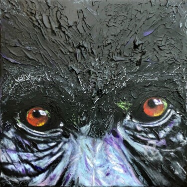 Peinture intitulée "Le sage" par Almakan, Œuvre d'art originale, Acrylique Monté sur Châssis en bois