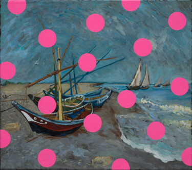 Pintura intitulada "O.Balbyshev "Fishin…" por Oleksandr Balbyshev, Obras de arte originais, Óleo Montado em Armação em madei…