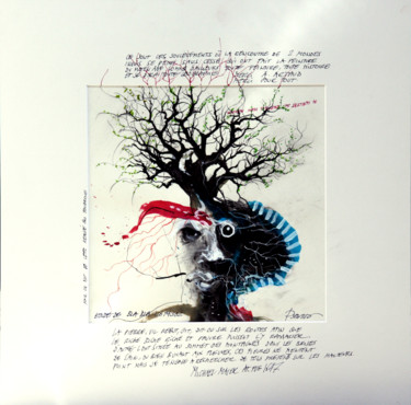 Dessin intitulée "POUR UN MOT DE CETT…" par Patrick Santus, Œuvre d'art originale, Conté